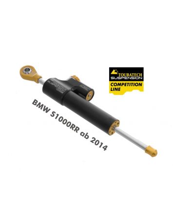 Ammortizzatore di sterzo Touratech Suspension Competition CSC per BMW S1000RR a partire dal 2014 incl. kit di montaggio