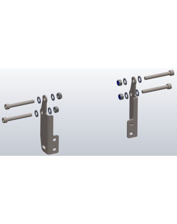 Adapterset Motorschutz ohne Verkleidungsturzbügel für Honda XL750 Transalp