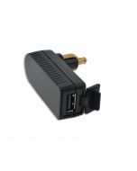 Rechtwinkliger USB-A Ladestecker für DIN Steckdose