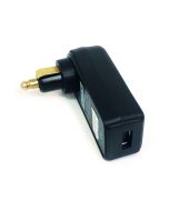Rechtwinkliger USB-A Ladestecker für DIN Steckdose Quick Charge, 3 Amp