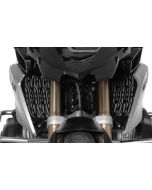 Protezione radiatore acciaio inox, nero, per BMW R1250GS/ R1200GS (LC)/ R1200GS Adventure (LC)