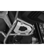 Mascherina per barre paracarene BMW R1200GS Adventure originale dal 2014, argento anodizzata