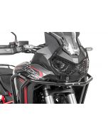 Protezione faro nero, con chiusura rapida per Honda CRF1100L Africa Twin (-2023) "OFFROAD USE ONLY"