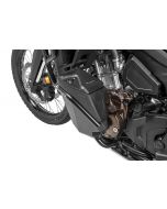 Cassetta degli attrezzi con barra proteggimotore NO DCT - completa - inox, nero per Honda CRF1100L Africa Twin / CRF1100L Adventure Sports