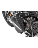 Cassetta degli attrezzi con barra proteggimotore - Kit retrofit - sinistro, inox per Yamaha Tenere 700