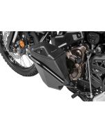 Cassetta degli attrezzi con barra proteggimotore - completa - inox, nero per Yamaha Tenere 700