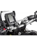 GPS-Anbauadapter auf Lenkerklemmung mit Schrauben für Lenkererhöhung 20 mm, Yamaha Tenere 700, für Navi-Halter