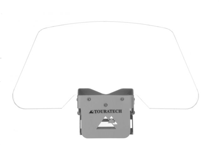 COJJ Motorrad Universal Windschutzscheibe, Motorrad Spoiler, Windschild Windschutzscheibe Für Motorräder Elektrische Fahrzeuge, Bruchsicheres, Winddichtes, Kältefestes PC-Schild 425mm X 460mm