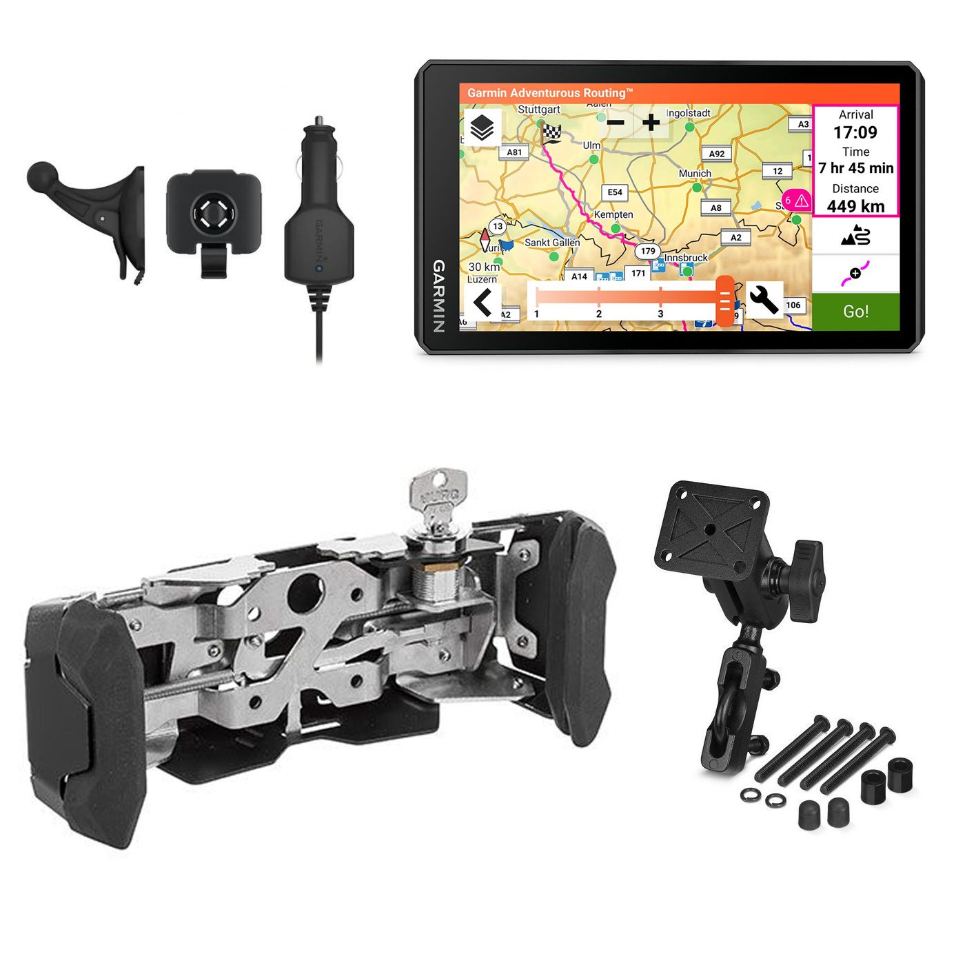 Garmin zumo XT2 Bike & Car Set, schwarz | Touratech GmbH