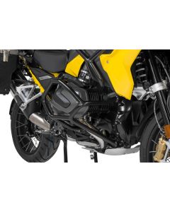 Sturzbügel Edelstahl, schwarz für BMW R1250GS