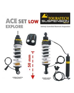 Touratech ACE Suspension Explore SET Tieferlegung -50mm für BMW R1200GS (2004-2013)