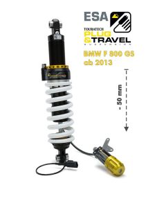 Touratech Suspension Tieferlegung -50mm für BMW F800GS ab 2013 Typ: Plug & Travel für BMW ESA