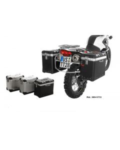 ZEGA Pro Koffersystem 38/38 Liter mit Edelstahlträger für BMW F650GS / F650GS Dakar / G650GS / G650GS Sertao