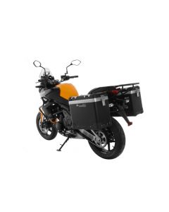 ZEGA Pro Koffersystem "And-Black" 38/38 Liter mit Stahlträger schwarz für Kawasaki Versys 650 (2010-2014)