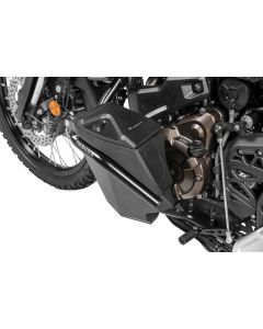 Werkzeugbox mit Motorsturzbügel - komplett - Edelstahl, schwarz für Yamaha Tenere 700