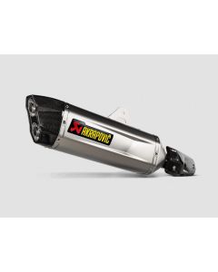 Endschalldämpfer Akrapovic slip-on, Titan, Yamaha Tenere 700 / World Raid