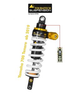 Amortisseur Touratech Suspension pour Yamaha 700 Tenere (2019-) type Level2
